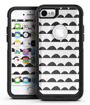 Black Rolling Hills with Tiny Polka Dots - iPhone 7 or 8 OtterBox Case & Skin Kits