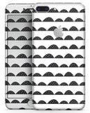 Black Rolling Hills with Tiny Polka Dots - Skin-kit for the iPhone 8 or 8 Plus
