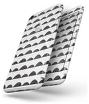 Black Rolling Hills with Tiny Polka Dots - Skin-kit for the iPhone 8 or 8 Plus