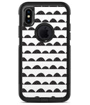 Black Rolling Hills with Tiny Polka Dots - iPhone X OtterBox Case & Skin Kits