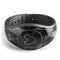 Black Scratched Marble - Decal Skin Wrap Kit for the Disney Magic Band