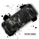 Black Scratched Marble // Full Body Skin Decal Wrap Kit for the Steam Deck handheld gaming computer