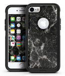 Black Scratched Marble - iPhone 7 or 8 OtterBox Case & Skin Kits