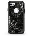Black Scratched Marble - iPhone 7 or 8 OtterBox Case & Skin Kits