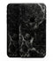 Black Scratched Marble - iPhone XS MAX, XS/X, 8/8+, 7/7+, 5/5S/SE Skin-Kit (All iPhones Available)