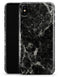 Black Scratched Marble - iPhone X Clipit Case
