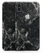 Black Scratched Marble - iPhone X Skin-Kit