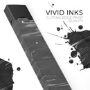 Black & Silver Marble Swirl V2 - Premium Decal Protective Skin-Wrap Sticker compatible with the Juul Labs vaping device