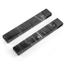 Black & Silver Marble Swirl V2 - Premium Decal Protective Skin-Wrap Sticker compatible with the Juul Labs vaping device