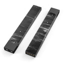 Black & Silver Marble Swirl V2 - Premium Decal Protective Skin-Wrap Sticker compatible with the Juul Labs vaping device