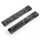 Black & Silver Marble Swirl V4 - Premium Decal Protective Skin-Wrap Sticker compatible with the Juul Labs vaping device