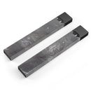 Black & Silver Marble Swirl V5 - Premium Decal Protective Skin-Wrap Sticker compatible with the Juul Labs vaping device