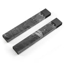 Black & Silver Marble Swirl V7 - Premium Decal Protective Skin-Wrap Sticker compatible with the Juul Labs vaping device
