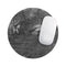 Black & Silver Marble Swirl V7// WaterProof Rubber Foam Backed Anti-Slip Mouse Pad for Home Work Office or Gaming Computer Desk