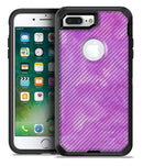 Black Slanted Lines of Purple Clouds - iPhone 7 Plus/8 Plus OtterBox Case & Skin Kits