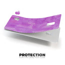 Black Slanted Lines of Purple Clouds - Premium Protective Decal Skin-Kit for the Apple Credit Card