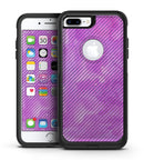 Black Slanted Lines of Purple Clouds - iPhone 7 or 7 Plus Commuter Case Skin Kit