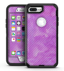 Black Slanted Lines of Purple Clouds - iPhone 7 Plus/8 Plus OtterBox Case & Skin Kits
