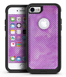 Black Slanted Lines of Purple Clouds - iPhone 7 or 8 OtterBox Case & Skin Kits
