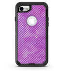 Black Slanted Lines of Purple Clouds - iPhone 7 or 8 OtterBox Case & Skin Kits