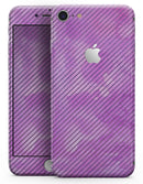Black Slanted Lines of Purple Clouds - Skin-kit for the iPhone 8 or 8 Plus