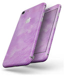 Black Slanted Lines of Purple Clouds - Skin-kit for the iPhone 8 or 8 Plus