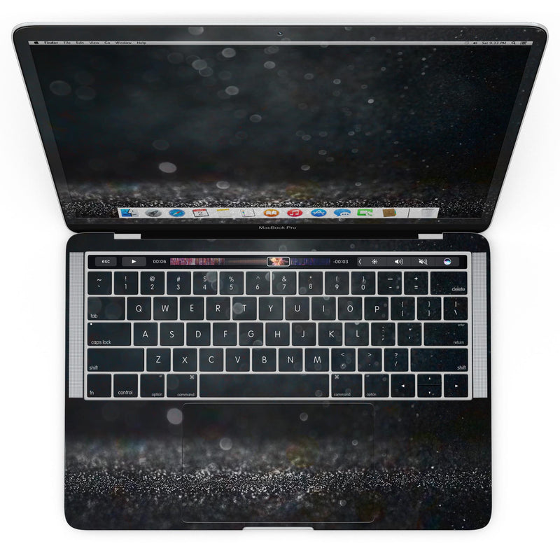 MacBook Pro with Touch Bar Skin Kit - Black_Unfocused_Glowing_Shimmer-MacBook_13_Touch_V4.jpg?