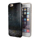 Black Unfocused Glowing Shimmer iPhone 6/6s or 6/6s Plus 2-Piece Hybrid INK-Fuzed Case