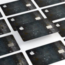 Black Unfocused Glowing Shimmer - Premium Protective Decal Skin-Kit for the Apple Credit Card