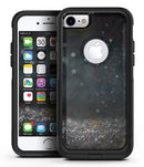 Black Unfocused Glowing Shimmer - iPhone 7 or 7 Plus Commuter Case Skin Kit