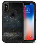 Black Unfocused Glowing Shimmer - iPhone X OtterBox Case & Skin Kits