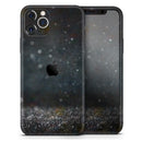 Black Unfocused Glowing Shimmer  - Protective Skin Wrap & Decal – Compatible with iPhone SE to iPhone 17 Pro Max (All Models)