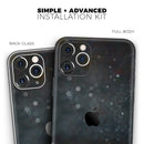 Black Unfocused Glowing Shimmer  - Protective Skin Wrap & Decal – Compatible with iPhone SE to iPhone 17 Pro Max (All Models)