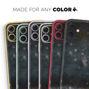 Black Unfocused Glowing Shimmer  - Protective Skin Wrap & Decal – Compatible with iPhone SE to iPhone 17 Pro Max (All Models)