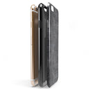 Black Watercolor Cross Hatch iPhone 6/6s or 6/6s Plus 2-Piece Hybrid INK-Fuzed Case