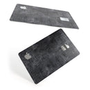 Black Watercolor Cross Hatch - Premium Protective Decal Skin-Kit for the Apple Credit Card
