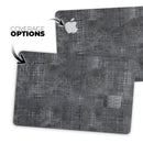 Black Watercolor Cross Hatch - Premium Protective Decal Skin-Kit for the Apple Credit Card