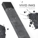 Black Watercolor Cross Hatch - Premium Decal Protective Skin-Wrap Sticker compatible with the Juul Labs vaping device
