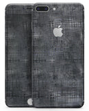 Black Watercolor Cross Hatch - Skin-kit for the iPhone 8 or 8 Plus