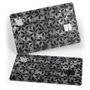 Black Watercolor Holly - Premium Protective Decal Skin-Kit for the Apple Credit Card