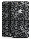 Black Watercolor Holly - Skin-kit for the iPhone 8 or 8 Plus
