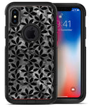 Black Watercolor Holly - iPhone X OtterBox Case & Skin Kits