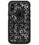 Black Watercolor Holly - iPhone X OtterBox Case & Skin Kits
