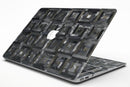 Black Watercolor Patchwork - MacBook Air Skin Kit
