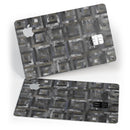 Black Watercolor Patchwork - Premium Protective Decal Skin-Kit for the Apple Credit Card