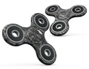 Black Watercolor Patchwork Full-Body Fidget Spinner Skin-Kit