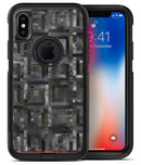 Black Watercolor Patchwork - iPhone X OtterBox Case & Skin Kits