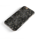 Black Watercolor Ring Pattern iPhone 6/6s or 6/6s Plus 2-Piece Hybrid INK-Fuzed Case