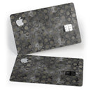 Black Watercolor Ring Pattern - Premium Protective Decal Skin-Kit for the Apple Credit Card