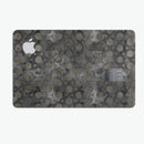 Black Watercolor Ring Pattern - Premium Protective Decal Skin-Kit for the Apple Credit Card